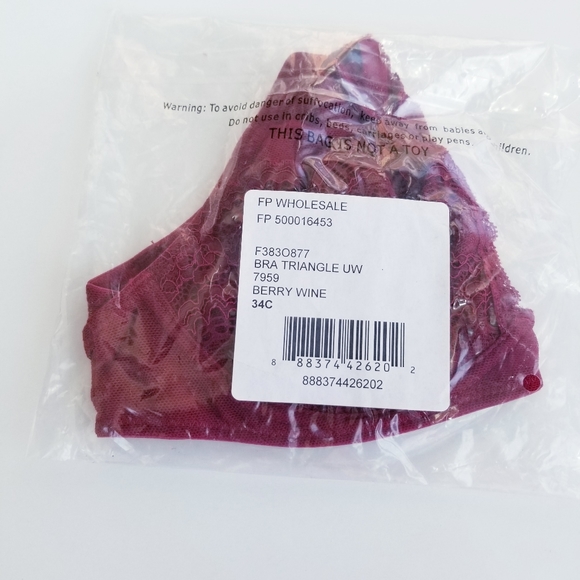 FREE PEOPLE Lace Triangle Bra - Picture 7 of 7